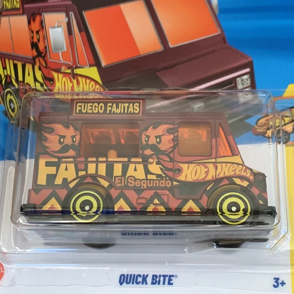 Quick Bite Hot Wheels Fuego Fajita Mexican Fast Food Lunch Truck Van Hotwheels